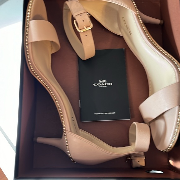 NWT COACH MAUDE SOFT MILLED LEATHER IN BEECHWOOD SIZE 8.5 - Picture 11 of 11